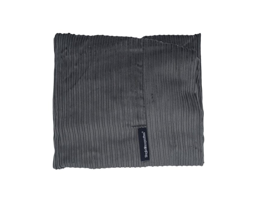 Hondenbed muisgrijs double ribcord