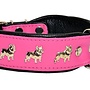 Leren halsband Franse Bulldog