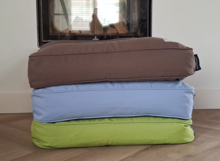 Hondenbed bench kussen lichtblauw 68 x 62 x 10 cm