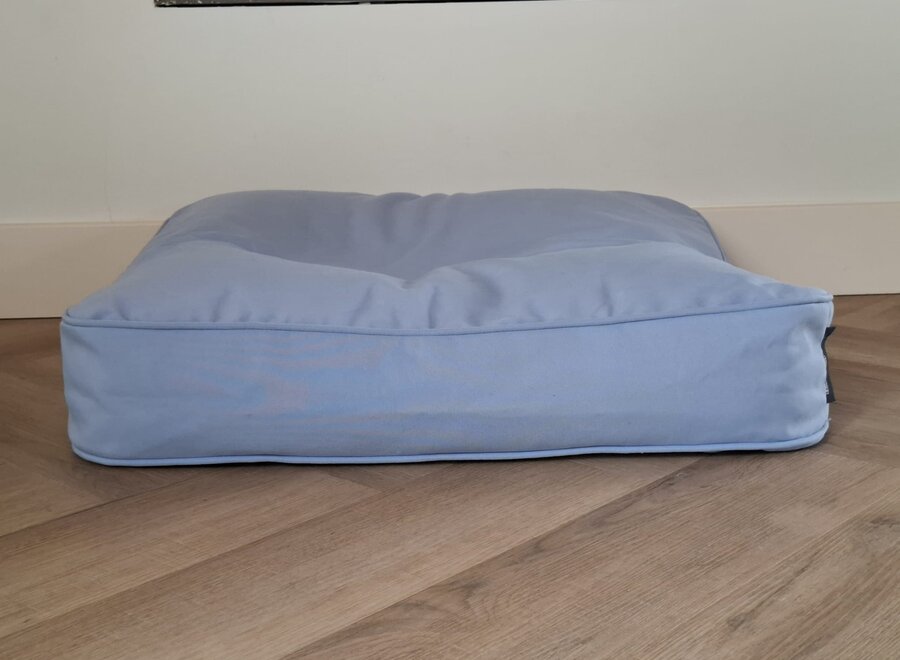 Hondenbed bench kussen lichtblauw 68 x 62 x 10 cm
