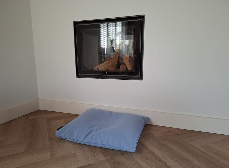 Hondenbed bench kussen lichtblauw 65 x 54 cm