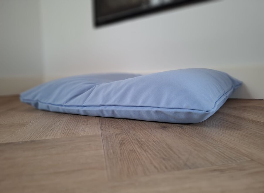 Hondenbed bench kussen lichtblauw 65 x 54 cm