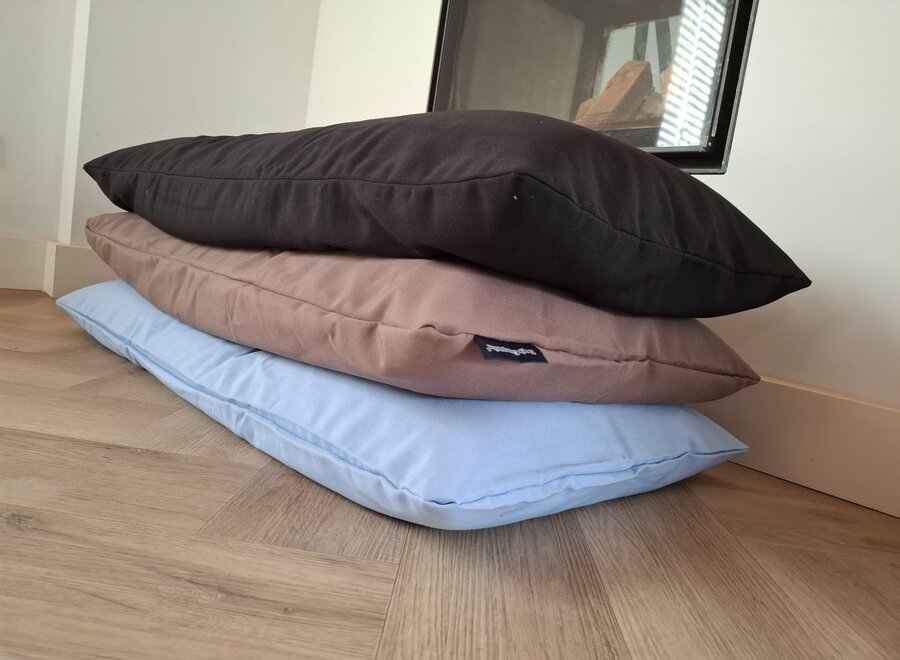 Hondenbed bench kussen lichtblauw 100 x 67 x 12 cm