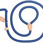 Nylon Retrieverlijn voor Honden | Rond Gevlochten Hondenlijn met Verstelbare Leren Stop | 1,5 of 1,8 meter | 14 of 16 mm | 7 Kleuren