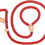 Nylon Retrieverlijn voor Honden | Rond Gevlochten Hondenlijn met Verstelbare Leren Stop | 1,5 of 1,8 meter | 14 of 16 mm | 7 Kleuren