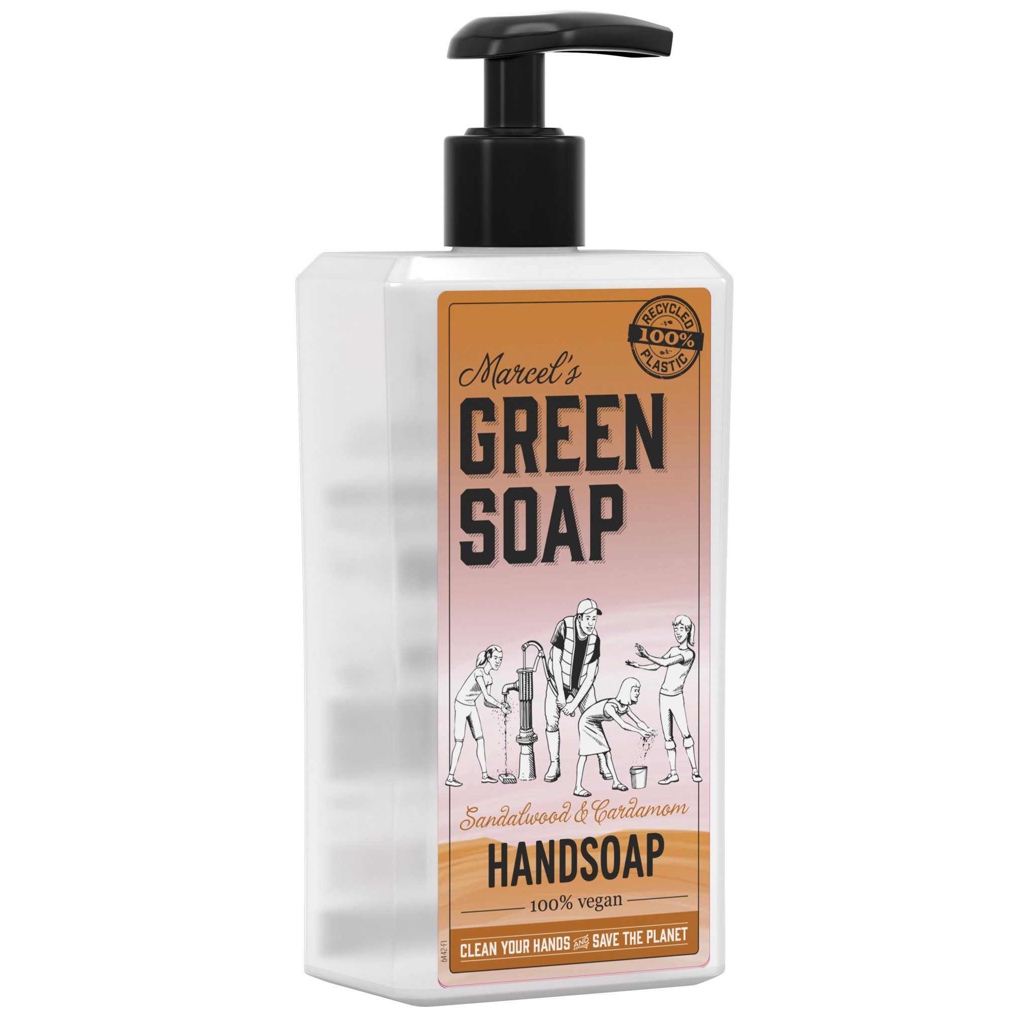Savon de main Santal & Cardamome (500 ml) Marcel's Green Soap
