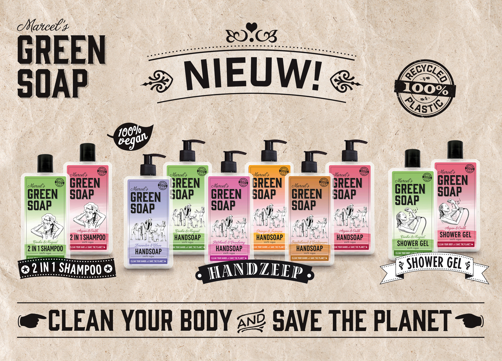 Met Marcel onder de douche