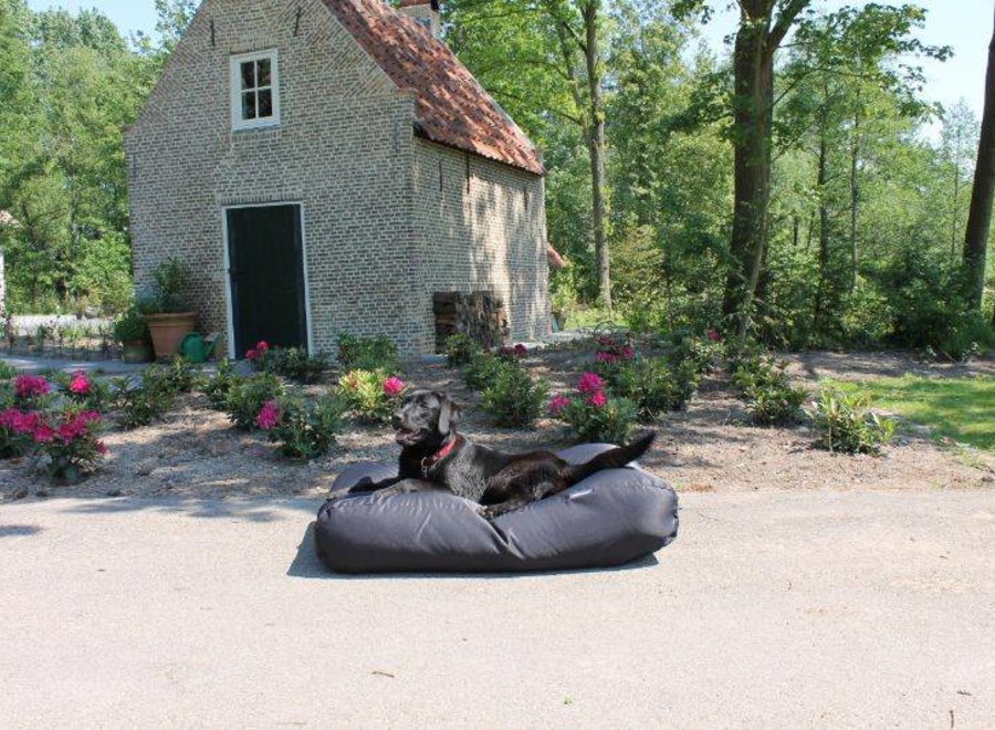 Hundebett Schwarz Beschichtet