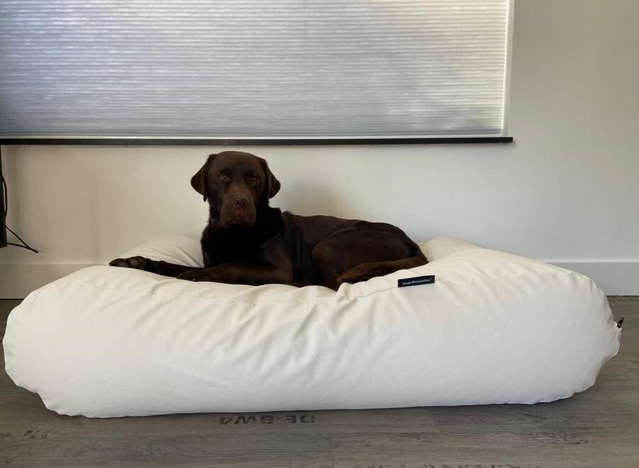 Hundebett Ivory Leather Look Extra Small