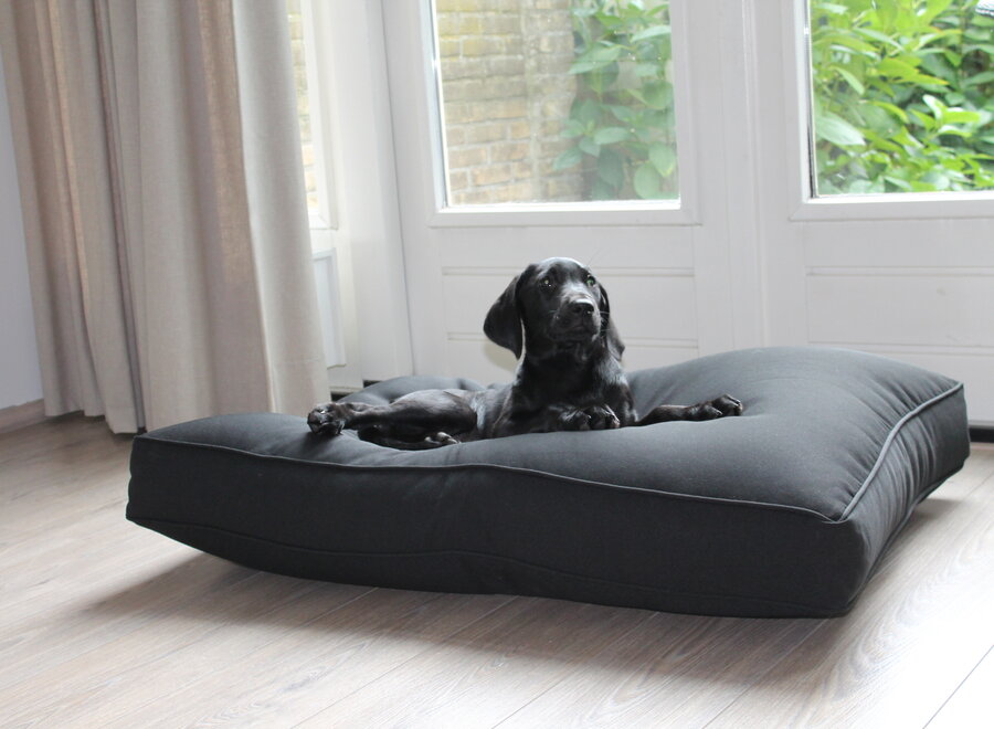 Hundebett schwarz 100 x 67 x 12 cm
