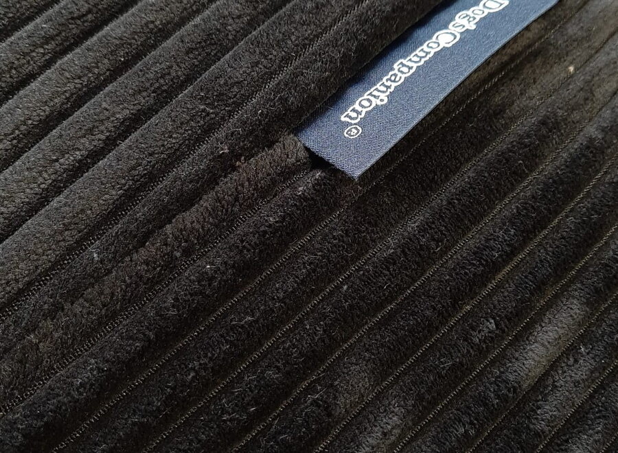 Hundebett Black Giant Cord