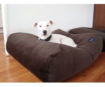 Dog's Companion® Dog bed Chocolate Brown (Corduroy)