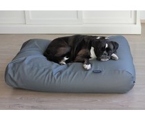 Dog's Companion® Dog bed mouse grey leather look