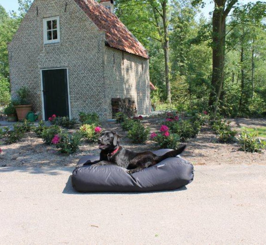 Hundebett Schwarz Beschichtet