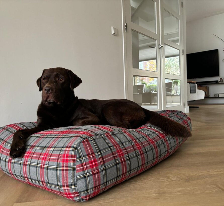 Hundebett Scottish Grau