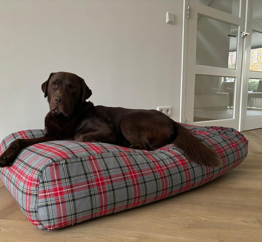 Hundebett Scottish Grau
