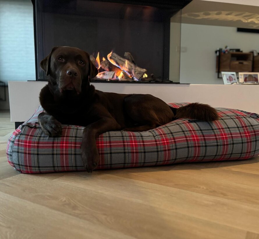 Hundebett Scottish Grau