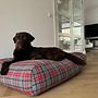 Hundebett Scottish Grau