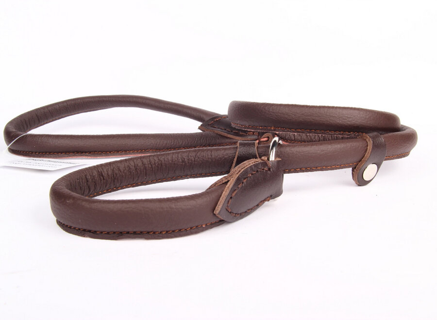 Leder-Retrieverleine 120 oder 180 cm (mit Doppelstopper)