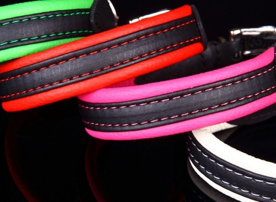 Lederhalsband soft duo
