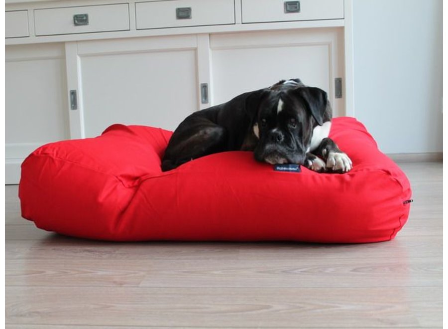 Lit pour chien rouge medium