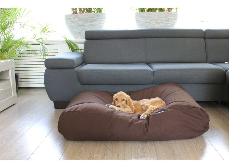 Lit pour grand chien chocolat superlarge