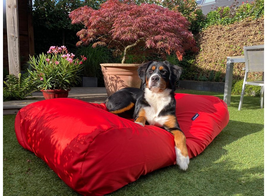 Lit pour chien rouge coating superlarge