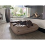 Lit pour chien taupe leather look superlarge