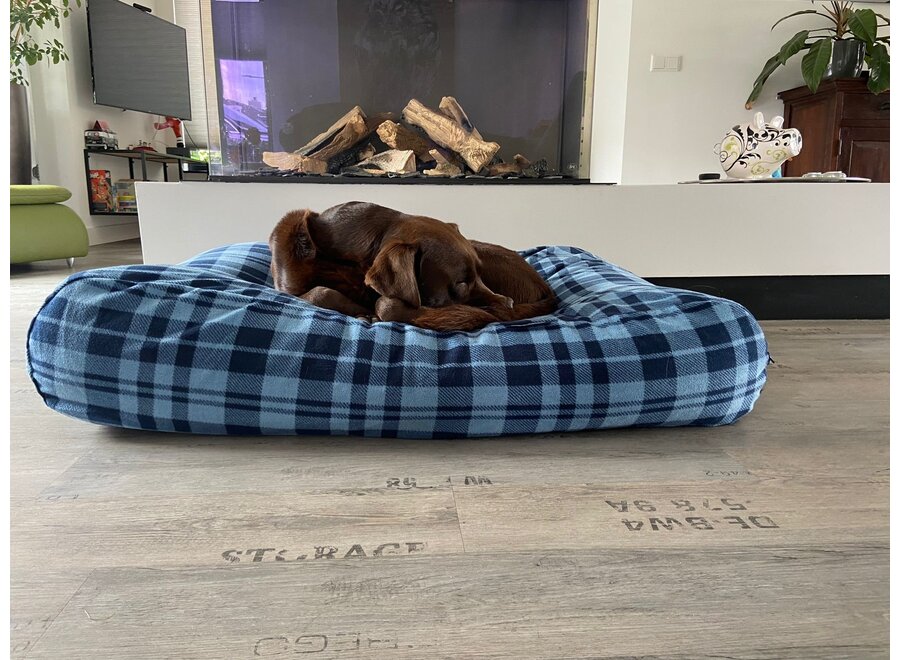 Lit pour chien fleece cosy blue medium