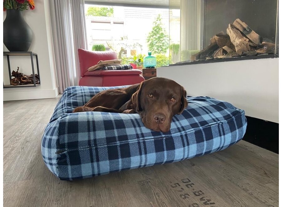 Lit pour chien fleece cosy blue medium
