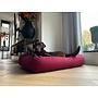 Lit pour chien rouge vin rouge medium