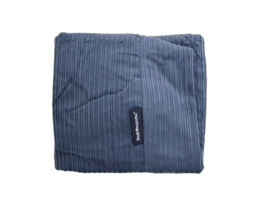 Housse supplémentaire rafbleu double velours côtelé large