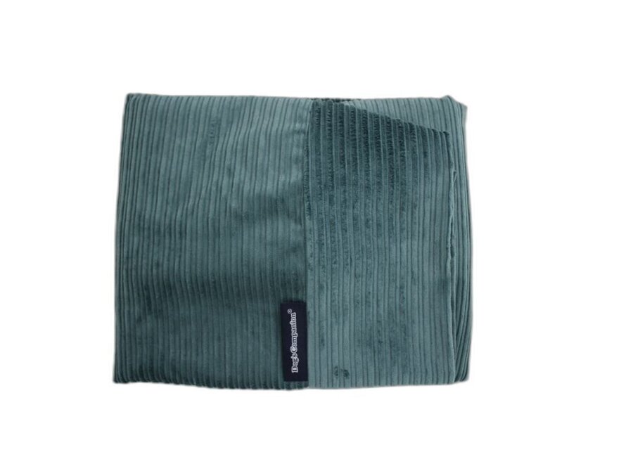Housse supplémentaire vieux vert double velours côtelé large