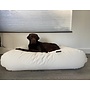 Lit pour chien ivory leather look superlarge