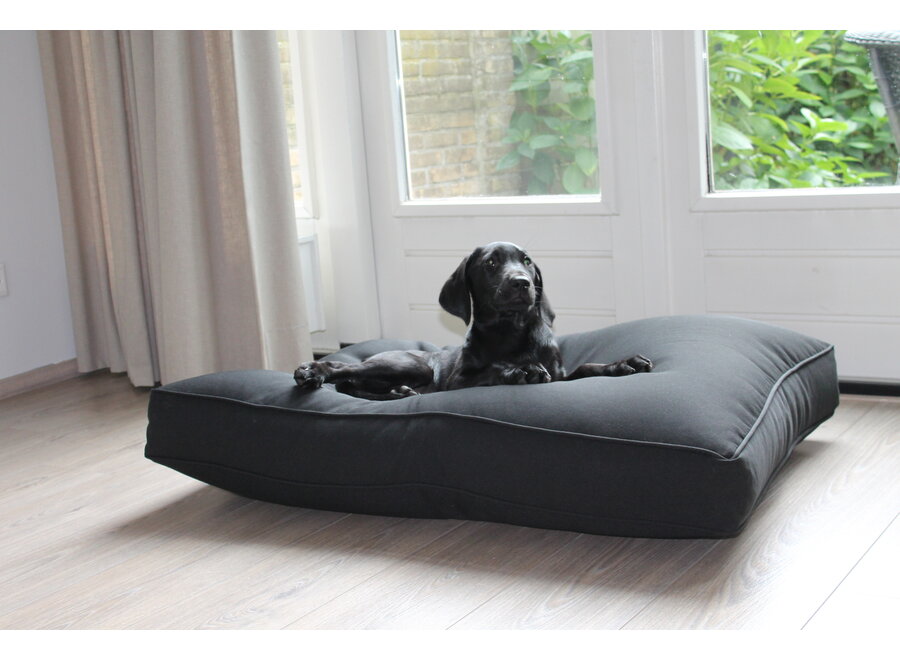 Lit pour chien noir 100 x 67 x 12 cm