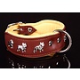 Collier en cuir Bouledogue français