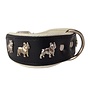 Collier en cuir Bouledogue français