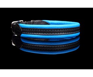 Collier Pour Chien En Cuir Rembourré à La Main - Qualité Supérieure Réglable Avec Anneau En D - Fabriqué En Inde Pour Toutes Races