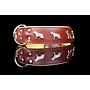 Collier en cuir - Berger Allemand - Marron/Naturel - 60-73 cm x 50 mm