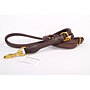 Laisse de chien en cuir réglable (environ 220 cm)