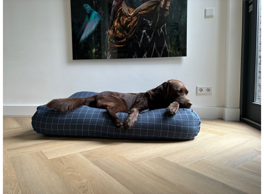 Lit pour chien Manhattan mid bleu large