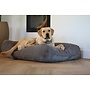 Lit pour chien gris souris giant velours côtelé