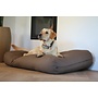 Lit pour chien taupe/marron large