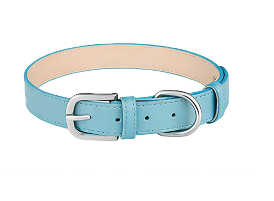 Collier pour chien en cuir PU réglable | élégant, durable et confortable