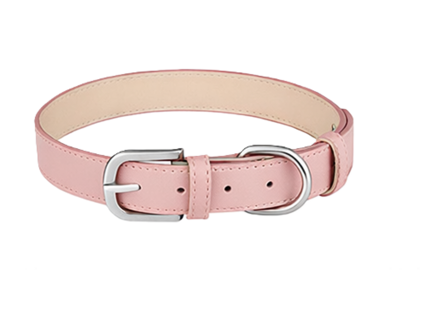 Collier pour chien en cuir PU réglable | élégant, durable et confortable