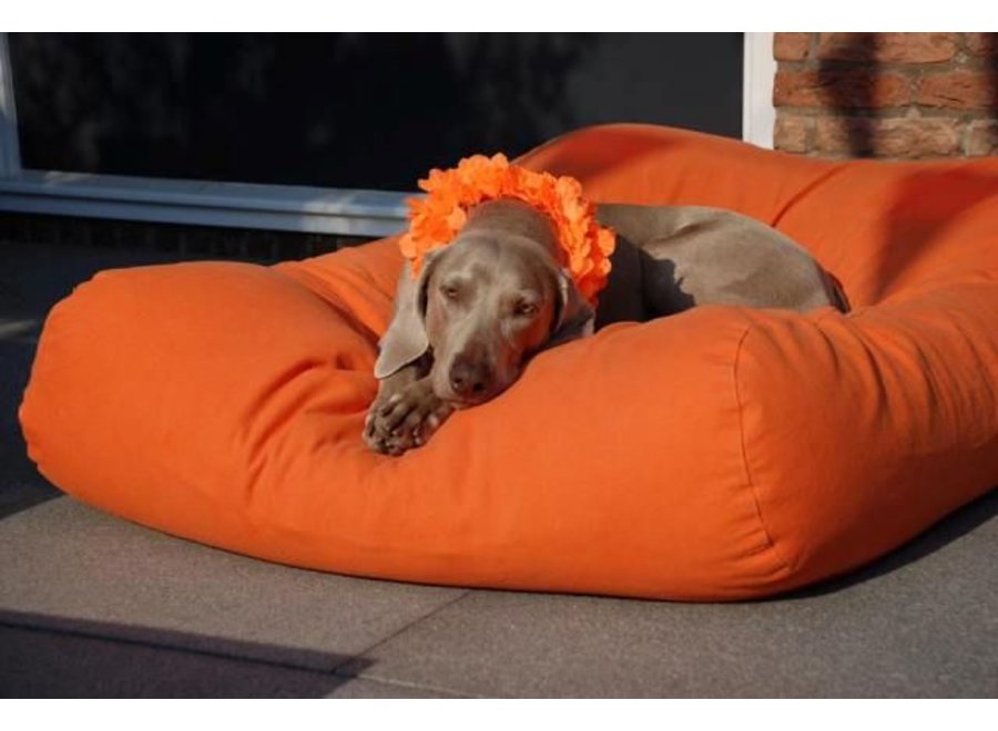 Lit pour chien orange small