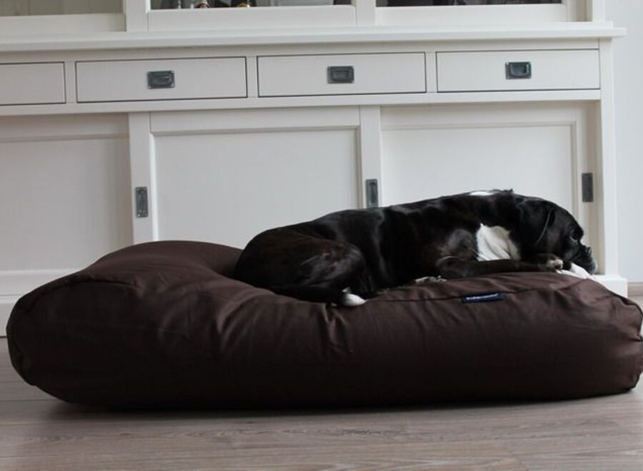 Dog bed Chocolate Brown Cotton Extra Small
