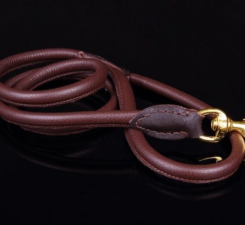 Hundeleine Leder (rund)