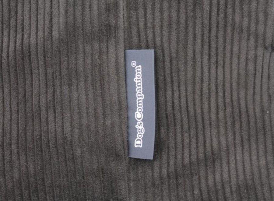 Housse supplémentaire noir velours côtelé medium