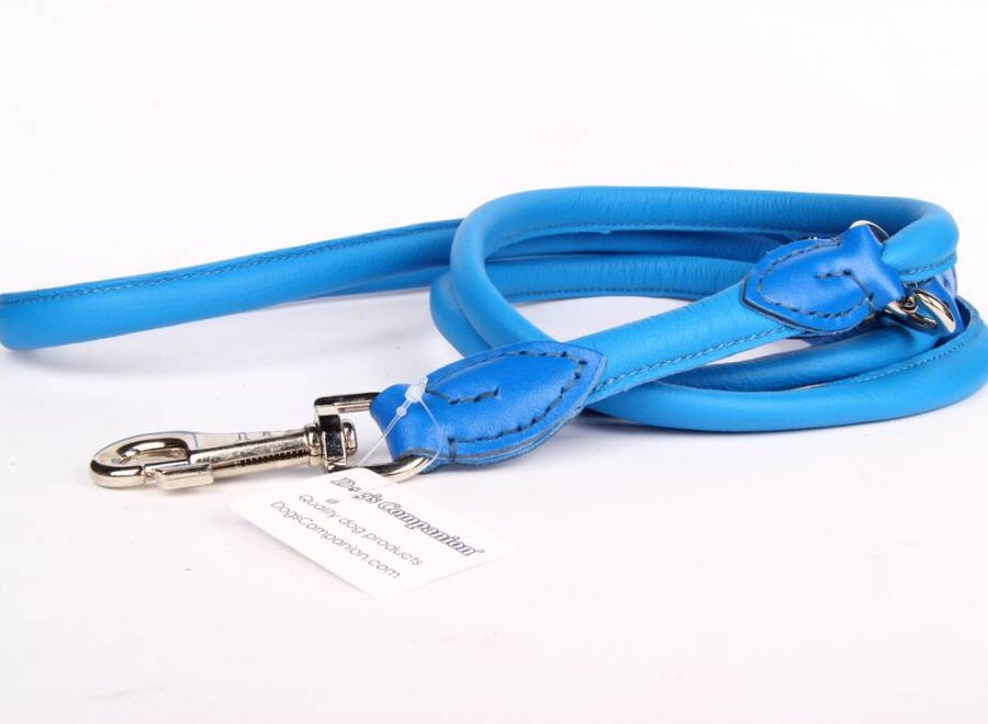 Adjustable leather round leashes